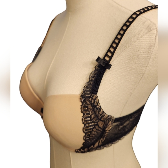 Felina Lingerie Nude and Black padded bra - Picture 8 of 11